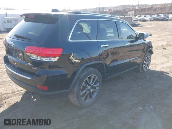 2018 Jeep Grand Cherokee Limited with VIN 1C4RJFBG7JC344314, listed as a IAAI auction lot 41737144 with 108,839 mi miles and . Bid and sale history available at DreamBid. Image 4.