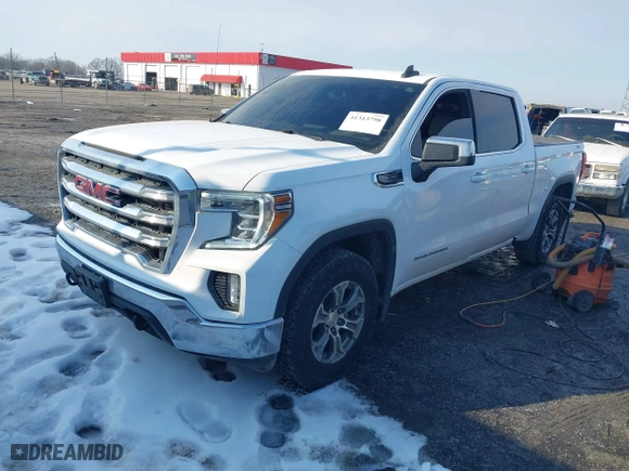 2021 GMC Sierra 1500 SLE with VIN 3GTU9BED5MG183086, listed as a IAAI auction lot 41313798 with 125,259 mi miles. Bid and sale history available at carsss.com. Image 18.