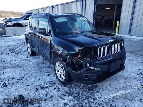 2018 Jeep Renegade Latitude with VIN ZACCJBBB8JPH44610, listed as a Copart auction lot 41803915 with 82,635 mi miles and Non Repairable. Bid and sale history available at DreamBid. Image 12.