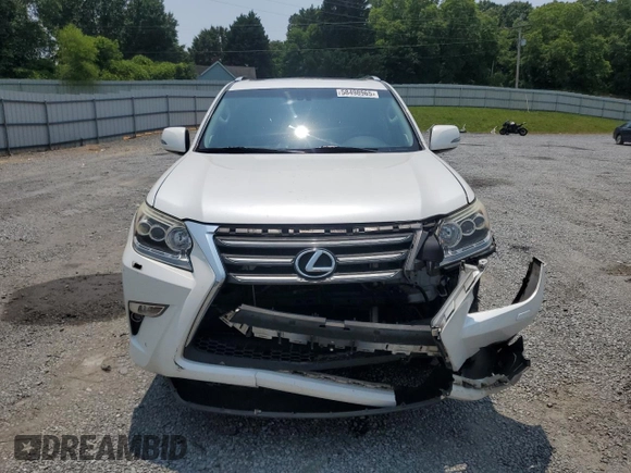 2015 Lexus GX 460 with VIN JTJBM7FX8F5101824, listed as a Copart auction lot 58498965 with 188,070 mi miles and Salvage title. Bid and sale history available at DreamBid. Image 5.
