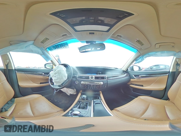 2013 Lexus GS 350 with VIN JTHCE1BL5D5004824, listed as a Copart auction lot 58638495 with 141,980 mi miles and Salvage title. Bid and sale history available at DreamBid. Image 14.
