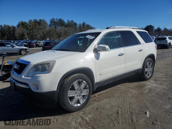 2010 GMC Acadia SLT2 with VIN 1GKLVNED1AJ128030, listed as a Copart auction lot 47413705 with 111,565 mi miles and Clean Title. Bid and sale history available at DreamBid. Image 1.