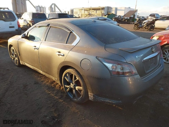 2014 Nissan Maxima 3.5 SV with VIN 1N4AA5AP4EC910708, listed as a IAAI auction lot 41415782 with 173838 miles. Bid and sale history available at carsss.com. Image 3.