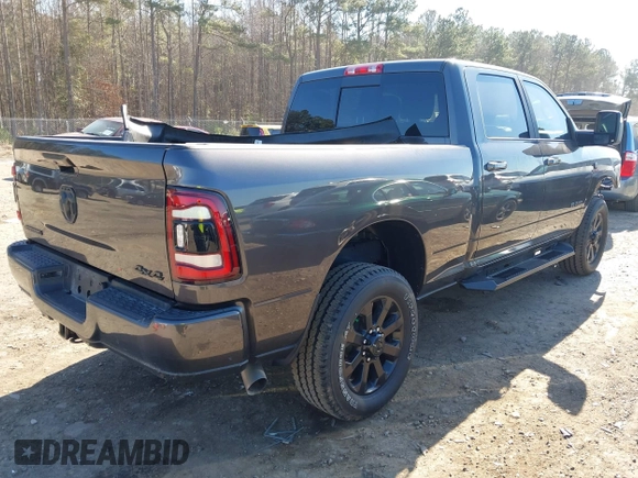 2024 Ram 2500 Big Horn with VIN 3C6UR5DL6RG293816, listed as a IAAI auction lot 41502929 with 4,958 mi miles and . Bid and sale history available at DreamBid. Image 4.