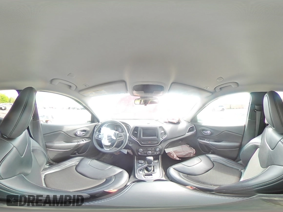 2019 Jeep Cherokee Latitude Plus z VIN 1C4PJMLNXKD192548, wystawiony jako Copart lot #55999925 z przebiegiem 28 762 mil mil oraz Szkoda całkowita • Salvage title. Historia ofert i sprzedaży dostępna na DreamBid. Obrazek 15.