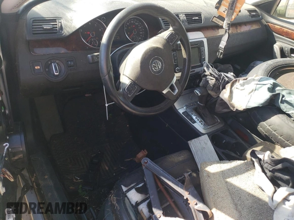 2010 Volkswagen CC with VIN WVWEU7AN9AE564778, listed as a Copart auction lot 43419875 with 166,968 mi miles and Salvage Title. Bid and sale history available at DreamBid. Image 8.