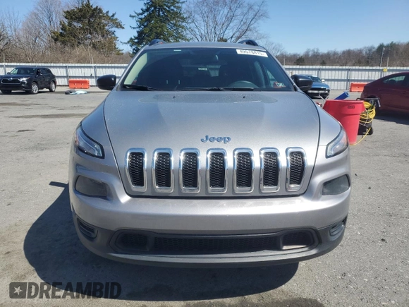 2016 Jeep Cherokee Sport with VIN 1C4PJMAB7GW215062, listed as a Copart auction lot 49578815 with 134,909 mi miles and Salvage Title. Bid and sale history available at carsss.com. Image 5.