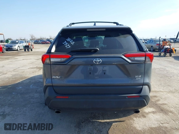 2023 Toyota RAV4 XLE with VIN 2T3P1RFV7PC369416, listed as a IAAI auction lot 41575255 with 25,825 mi miles. Bid and sale history available at carsss.com. Image 16.