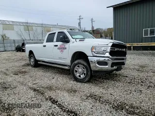 2023 Ram 2500 Tradesman with VIN 3C6UR5HJ9PG517408, listed as a Copart auction lot 79932864 with 24,557 mi miles and Salvage Title. Bid and sale history available at carsss.com. Image 10.