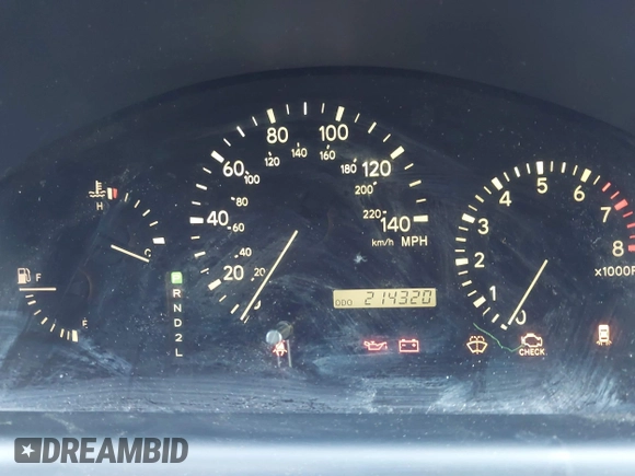 2000 Lexus RX 300 with VIN JT6GF10U0Y0055671, listed as a IAAI auction lot 41589845 with 214,320 mi miles and . Bid and sale history available at DreamBid. Image 7.