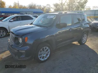 2022 Jeep Renegade Sport with VIN ZACNJDA15NPN60578, listed as a Copart auction lot 80983114 with 34,394 mi miles and Salvage title. Bid and sale history available at DreamBid. Image 1.