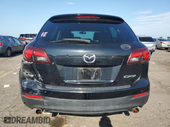 2014 Mazda CX-9 Sport with VIN JM3TB2BV6E0431971, listed as a Copart auction lot 63778635 with 136,287 mi miles and Salvage title. Bid and sale history available at DreamBid. Image 6.