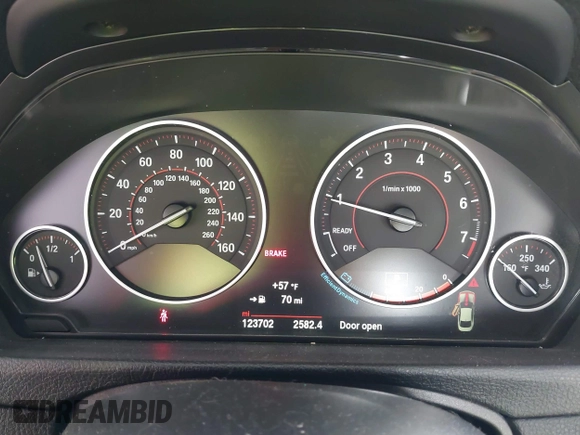 2015 BMW 4 Series 435i with VIN WBA3R1C59FK194649, listed as a IAAI auction lot 41565414 with 123,702 mi miles and . Bid and sale history available at DreamBid. Image 7.