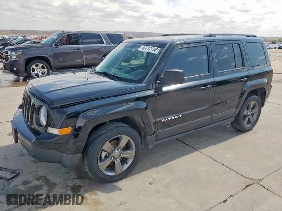 2015 Jeep Patriot High Altitude with VIN 1C4NJRFB6FD396758, listed as a Copart auction lot 46340795 with 68,435 mi miles and Clean Title. Bid and sale history available at carsss.com. Image 1.