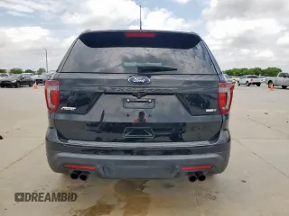 2018 Ford Explorer Sport with VIN 1FM5K8GT5JGA43588, listed as a Copart auction lot 54320345 with 148,996 mi miles and Salvage Title. Bid and sale history available at DreamBid. Image 6.