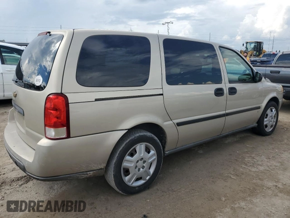 2007 Chevrolet Uplander LS Fleet with VIN 1GNDV23W97D193807, listed as a Copart auction lot 74736844 with 0 mi miles and Salvage Title. Bid and sale history available at carsss.com. Image 3.
