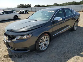 2019 Chevrolet Impala Premier with VIN 2G1105S35K9154844, listed as a Copart auction lot 59822975 with 80,168 mi miles and Salvage title. Bid and sale history available at DreamBid. Image 1.