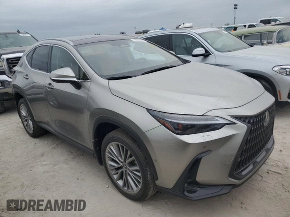 2022 Lexus NX 350h Luxury with VIN JTJHKCEZ7N2004836, listed as a Copart auction lot 74278154 with 5,985 mi miles and Salvage Title. Bid and sale history available at DreamBid. Image 4.