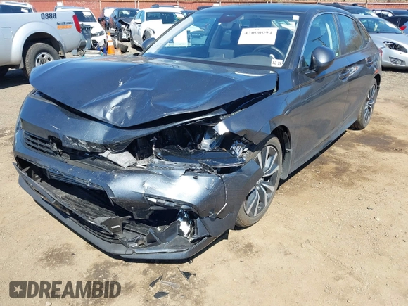 2024 Honda Civic EX z VIN 2HGFE1F76RH314980, wystawiony jako IAAI lot #42000094 z przebiegiem 13 576 mil mil oraz . Historia ofert i sprzedaży dostępna na DreamBid. Obrazek 6.
