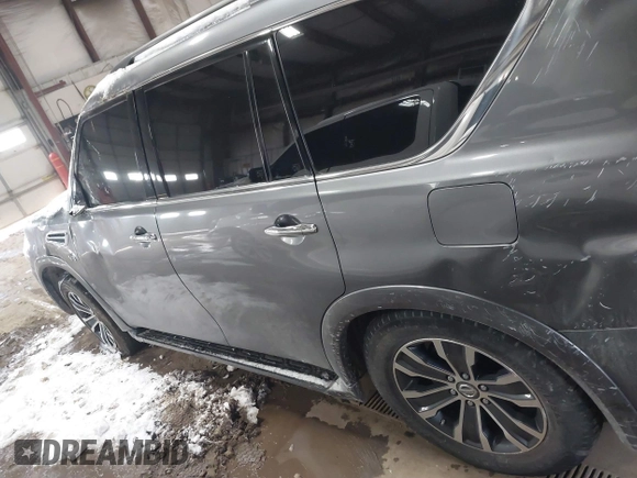 2020 Nissan Armada SL with VIN JN8AY2NC9L9620412, listed as a IAAI auction lot 41580327 with 93,247 mi miles. Bid and sale history available at carsss.com. Image 14.