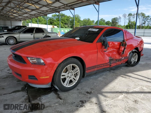 2012 Ford Mustang Premium with VIN 1ZVBP8AM3C5236179, listed as a Copart auction lot 58481155 with 174,633 mi miles and Salvage title. Bid and sale history available at DreamBid. Image 1.