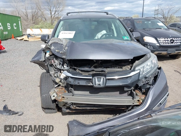2015 Honda CR-V EX-L with VIN 2HKRM4H74FH618115, listed as a IAAI auction lot 42045882 with 224,818 mi miles. Bid and sale history available at carsss.com. Image 12.