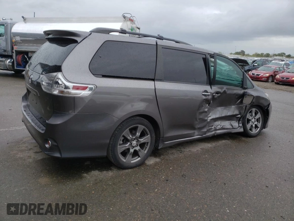 2017 Toyota Sienna SE with VIN 5TDXZ3DC9HS900561, listed as a Copart auction lot 51349315 with 69,205 mi miles and Salvage Title. Bid and sale history available at DreamBid. Image 3.