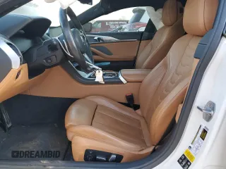 2020 BMW 8 Series 840i with VIN WBAGV4C02LCD46816, listed as a Copart auction lot 40203364 with 0 mi miles. Bid and sale history available at carsss.com. Image 7.