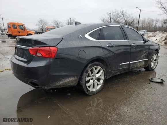 2018 Chevrolet Impala Premier with VIN 2G1125S36J9171175, listed as a Copart auction lot 89202285 with 165,532 mi miles and Salvage Title. Bid and sale history available at carsss.com. Image 3.