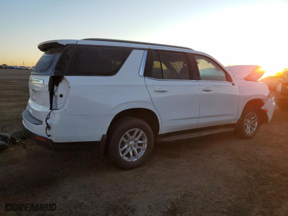 2024 Chevrolet Tahoe Commercial with VIN 1GNSKLED6RR271693, listed as a Copart auction lot 76712104 with 6,914 mi miles and Salvage Title. Bid and sale history available at carsss.com. Image 3.