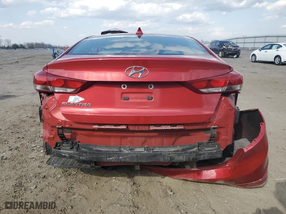 2017 Hyundai Elantra SE with VIN 5NPD84LF5HH086065, listed as a Copart auction lot 50012515 with 120,659 mi miles and Salvage Title. Bid and sale history available at carsss.com. Image 6.