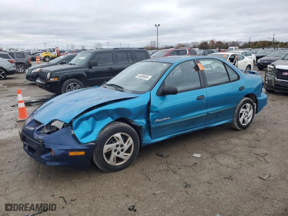 2000 Pontiac Sunfire SE with VIN 1G2JB5249Y7282240, listed as a Copart auction lot 48463075 with NaN miles and Salvage Title. Bid and sale history available at carsss.com. Image 1.