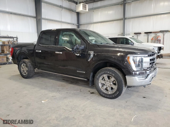 2021 Ford F-150 XL with VIN 1FTFW1ED7MFA85626, listed as a Copart auction lot 52030685 with 31,052 mi miles and Salvage Title. Bid and sale history available at carsss.com. Image 4.