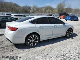 2015 Chrysler 200 C with VIN 1C3CCCEG9FN589416, listed as a Copart auction lot 49173945 with 127,461 mi miles and Salvage Title. Bid and sale history available at carsss.com. Image 3.