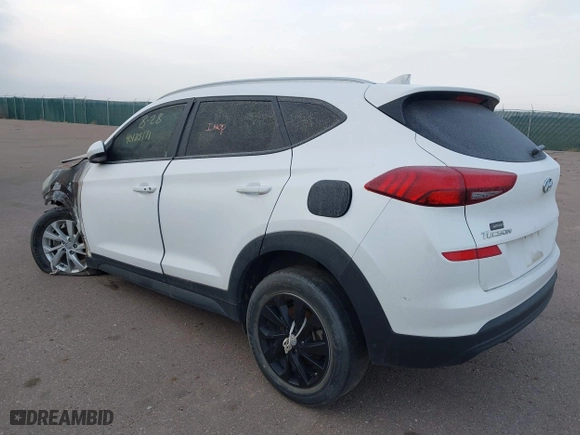 2020 Hyundai Tucson Value with VIN KM8J3CA40LU168406, listed as a IAAI auction lot 40185171 with 1 mi miles. Bid and sale history available at carsss.com. Image 3.