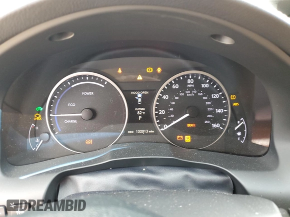 2013 Lexus ES 300h Hybrid with VIN JTHBW1GG1D2013994, listed as a Copart auction lot 53707125 with 132,013 mi miles and Salvage Title. Bid and sale history available at carsss.com. Image 9.