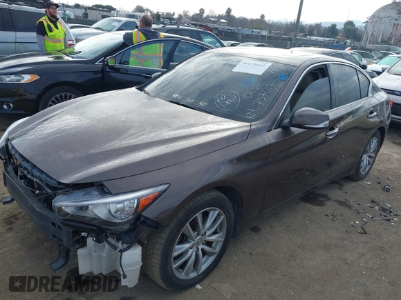 2017 Infiniti Q50 Premium with VIN JN1EV7AP3HM737017, listed as a IAAI auction lot 41473423 with 75,902 mi miles and . Bid and sale history available at DreamBid. Image 17.