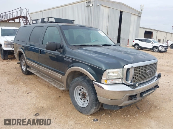 2000 Ford Excursion Limited с VIN 1FMNU42S4YED24286, выставлен на аукционе IAAI как лот 41457136 с пробегом 361 296 миль миль и . История ставок и продаж доступна на DreamBid. Изображение 1.