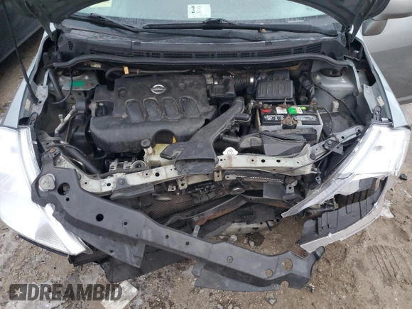 2007 Nissan Versa 1.8 S with VIN 3N1BC13E67L433061, listed as a Copart auction lot 42243575 with 256,319 mi miles and Non Repairable. Bid and sale history available at carsss.com. Image 11.