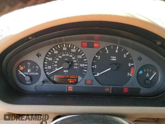 1997 BMW 3 Series 1.9L with VIN 4USCH7326VLB82706, listed as a Copart auction lot 47046765 with 143,952 mi miles and Salvage Title. Bid and sale history available at carsss.com. Image 9.