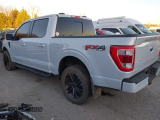 2022 Ford F-150 XL with VIN 1FTFW1E80NKE57691, listed as a IAAI auction lot 41154166 with 1 mi miles. Bid and sale history available at carsss.com. Image 3.