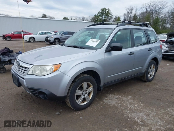 2012 Subaru Forester 2.5X with VIN JF2SHABC0CH463696, listed as a IAAI auction lot 41986791 with 90,193 mi miles. Bid and sale history available at carsss.com. Image 2.