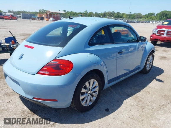 2015 Volkswagen Beetle Fleet Edition with VIN 3VWF17AT8FM644065, listed as a IAAI auction lot 42021412 with 135,525 mi miles and . Bid and sale history available at DreamBid. Image 4.