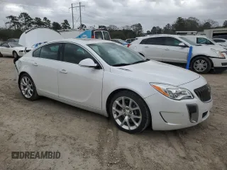 2017 Buick Regal GS with VIN 2G4GT5GX7H9123152, listed as a Copart auction lot 47618405 with 112,106 mi miles and Salvage title. Bid and sale history available at DreamBid. Image 4.