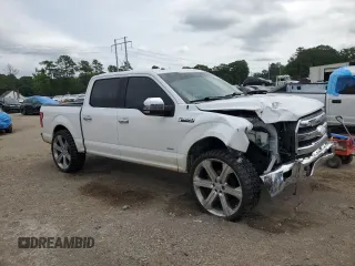 2015 Ford F-150 XL with VIN 1FTEW1CGXFFC46692, listed as a Copart auction lot 55755885 with 132,151 mi miles and Salvage title. Bid and sale history available at DreamBid. Image 4.