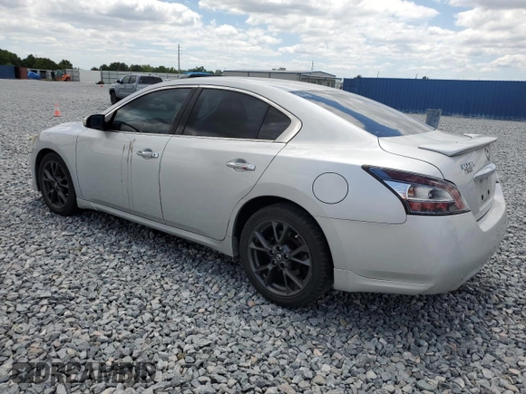 2014 Nissan Maxima S with VIN 1N4AA5AP8EC909075, listed as a Copart auction lot 53097245 with 132,311 mi miles and Salvage Title. Bid and sale history available at DreamBid. Image 2.