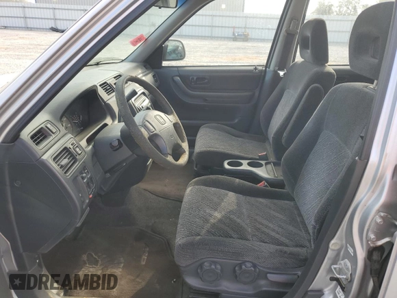 2001 Honda CR-V LX with VIN JHLRD28411S019499, listed as a Copart auction lot 76683944 with 257,124 mi miles and Salvage Title. Bid and sale history available at carsss.com. Image 7.