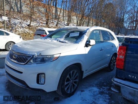 2014 Kia Sorento SX Limited with VIN 5XYKWDA73EG520883, listed as a IAAI auction lot 41391858 with 98,762 mi miles. Bid and sale history available at carsss.com. Image 15.