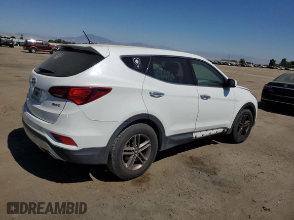 2018 Hyundai Santa Fe 2.4L with VIN 5XYZT3LB3JG511890, listed as a Copart auction lot 65801515 with 127,484 mi miles and Clean title. Bid and sale history available at DreamBid. Image 3.