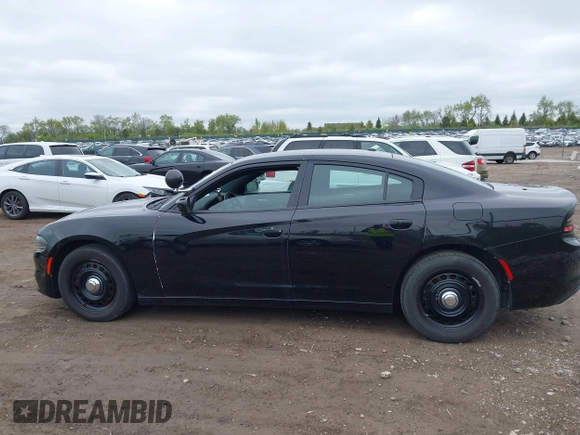 2018 Dodge Charger Police with VIN 2C3CDXKT0JH266217, listed as a IAAI auction lot 42184884 with 121,206 mi miles and . Bid and sale history available at carsss.com. Image 14.